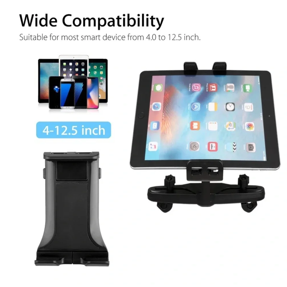 Universal Tablet Car Holder Headrest Mount